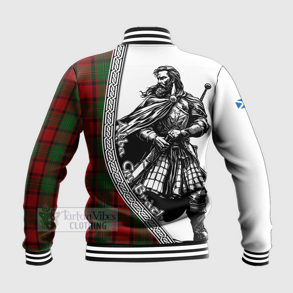 Tartan Vibes Clothing MacPhail (McPhail) Tartan Clan Crest Baseball Jacket with Highlander Warrior Celtic Style