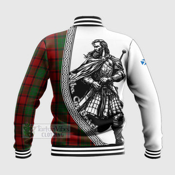 MacPhail (McPhail) Tartan Clan Crest Baseball Jacket with Highlander Warrior Celtic Style