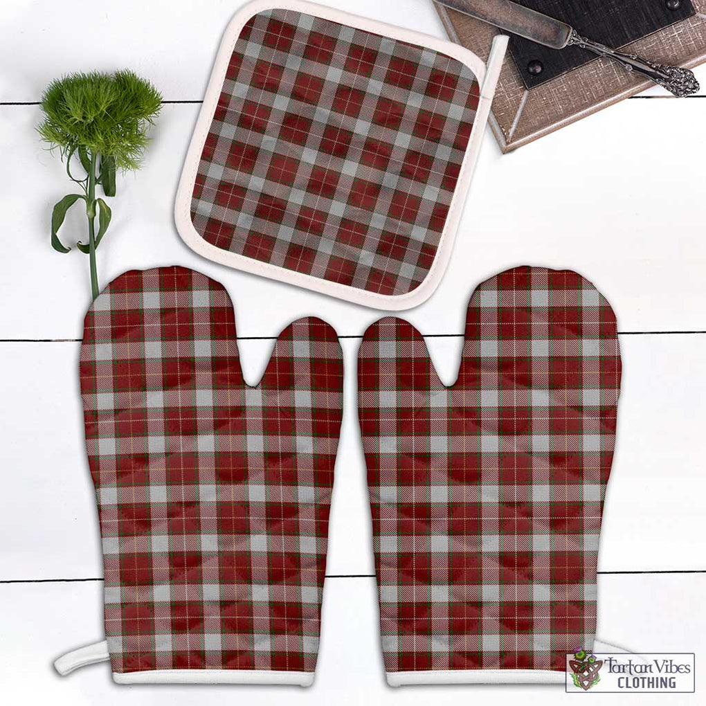 MacPhee Dress Tartan Combo Oven Mitt & Pot-Holder White - Tartan Vibes Clothing