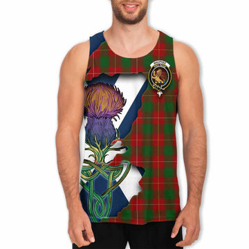 MacPhee (McPhee) Tartan Family Crest Men's Tank Top Scottish Thistle Celtic Inspired Men - Tartan Vibes Clothing