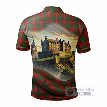 MacPhee (McPhee) Tartan Family Crest Polo Shirt with Scottish Ancient Castle Style - Tartan Vibes Clothing