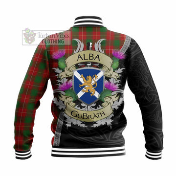 MacPhee (McPhee) Tartan Family Crest Baseball Jacket Lion Rampant Royal Thistle Shield Celtic Inspired - Tartan Vibes Clothing