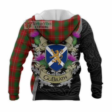 MacPhee (McPhee) Tartan Family Crest Knitted Hoodie Lion Rampant Royal Thistle Shield Celtic Inspired - Tartan Vibes Clothing