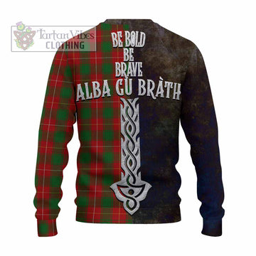 MacPhee (McPhee) Tartan Family Crest Knitted Sweater Alba Gu Brath Be Brave Lion Ancient Style - Tartan Vibes Clothing