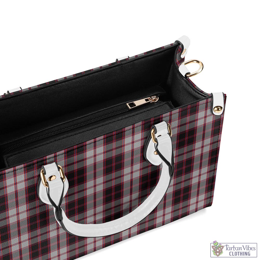 Tartan Vibes Clothing MacPherson Tartan Luxury Leather Handbags