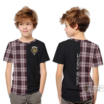 MacPherson (McPherson) Tartan Kid T-Shirt with Family Crest and Half Of Me Style