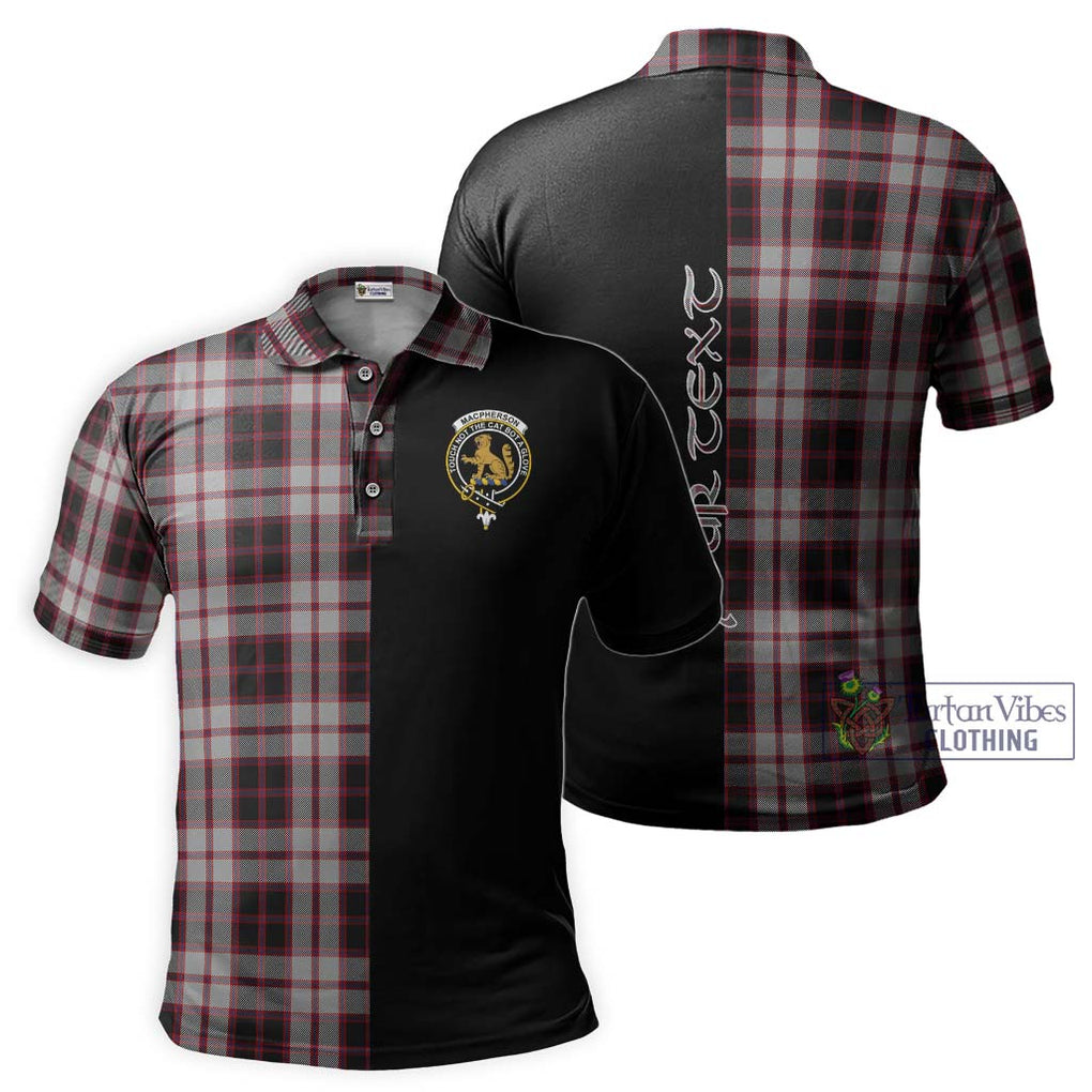 MacPherson (McPherson) Tartan Polo Shirt with Family Crest and Half Of Me Style Kid - Tartanvibesclothing Shop