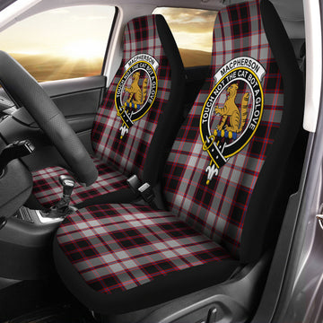 MacPherson (McPherson) Tartan Car Seat Cover with Family Crest One Size - Tartan Vibes Clothing