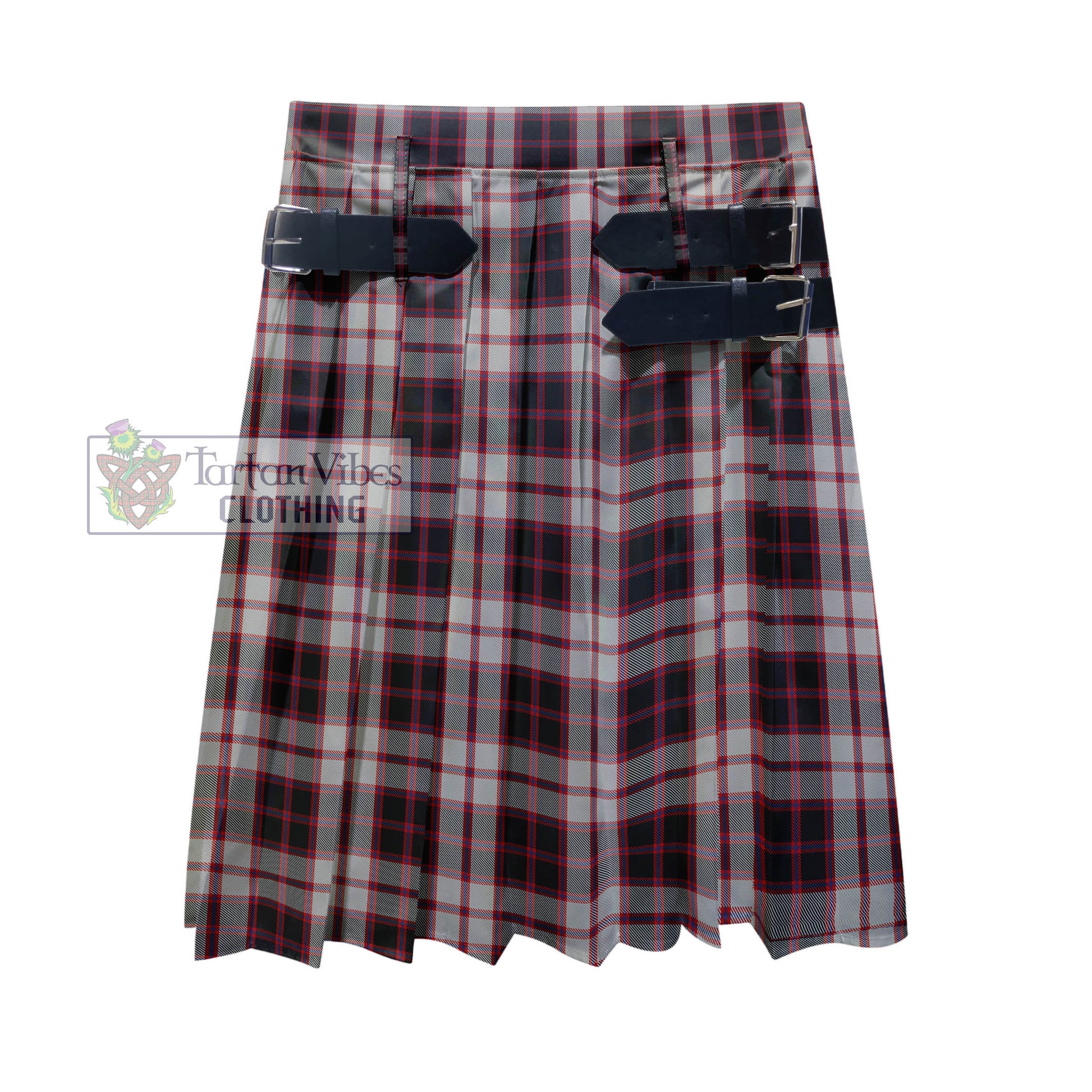 Tartan Vibes Clothing MacPherson Tartan Men's Pleated Skirt - Fashion Casual Retro Scottish Style