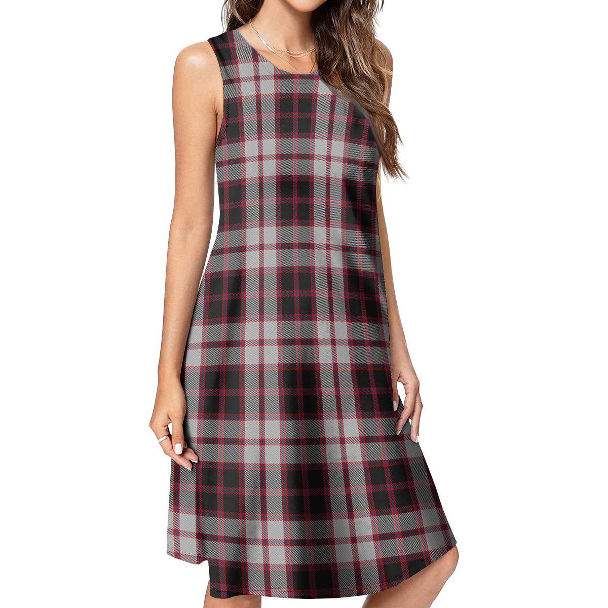 MacPherson (McPherson) Tartan Womens Casual Dresses 4XL - Tartan Vibes Clothing