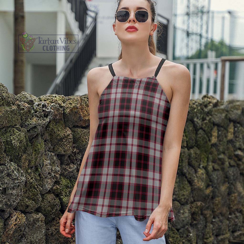 Tartan Vibes Clothing MacPherson Tartan Loose Halter Neck Camisole