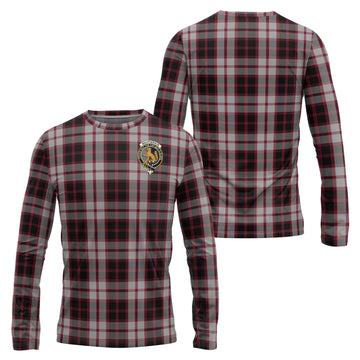 MacPherson (McPherson) Tartan Long Sleeve T-Shirt with Family Crest Unisex - Tartan Vibes Clothing