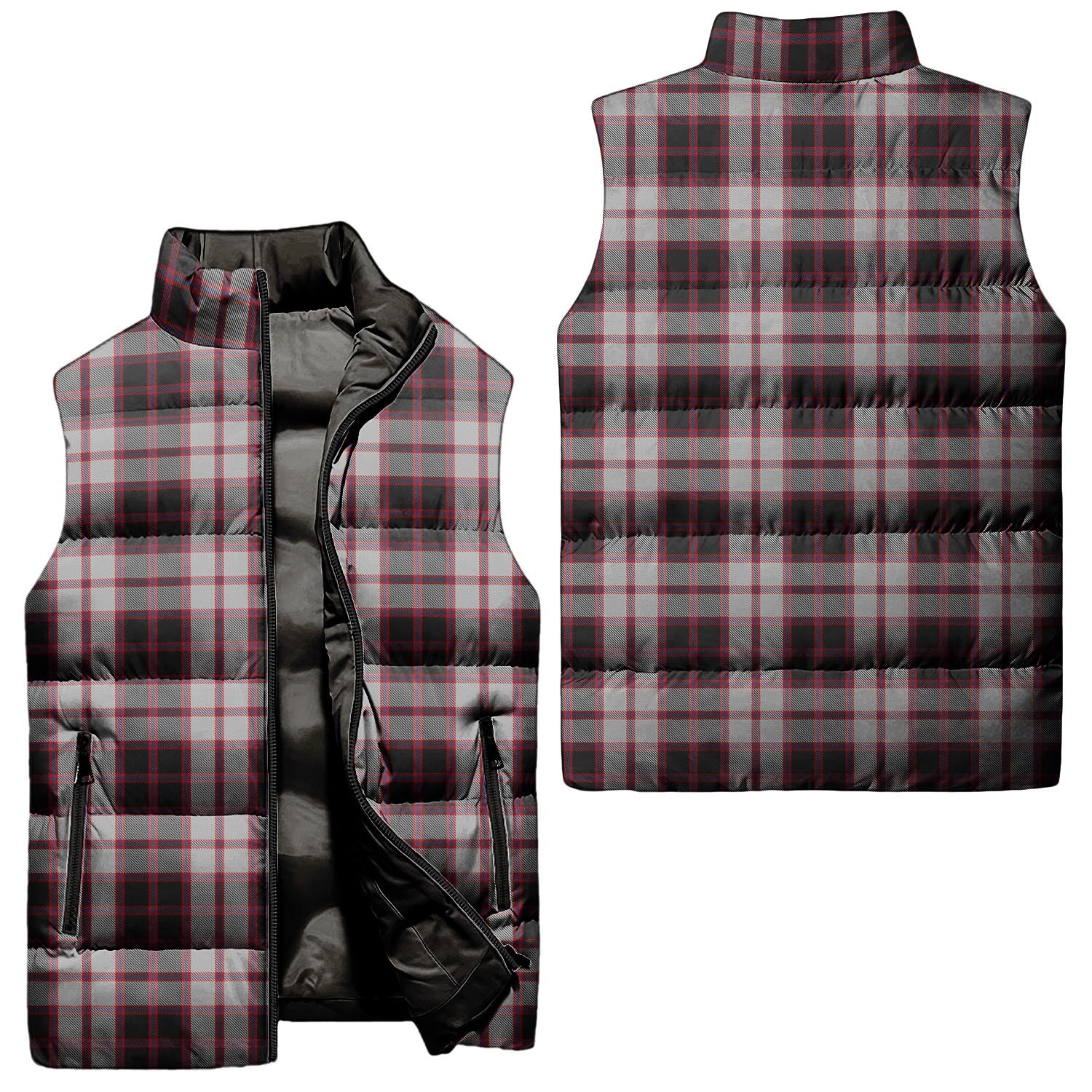 MacPherson Tartan Sleeveless Puffer Jacket Unisex - Tartanvibesclothing