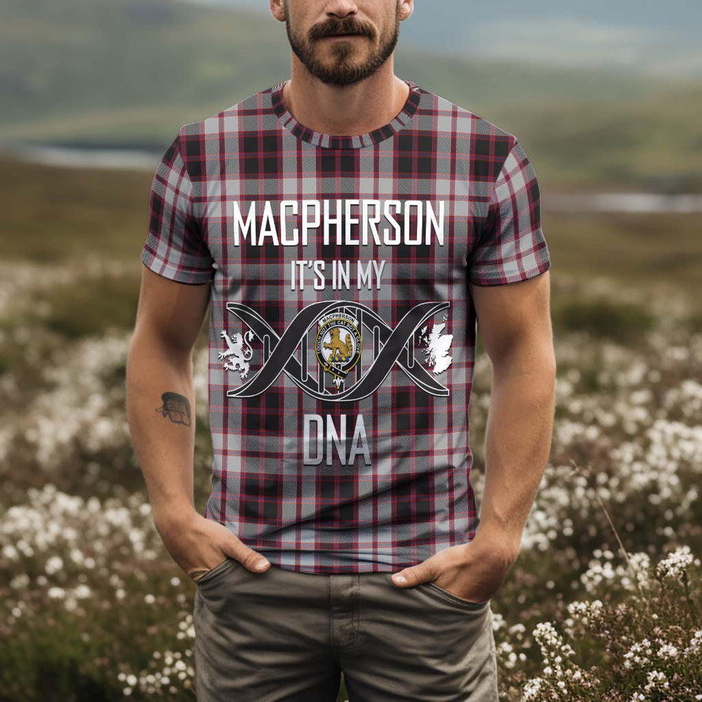 MacPherson (McPherson) Tartan T-Shirt with Family Crest DNA In Me Style Kid's Shirt - Tartan Vibes Clothing