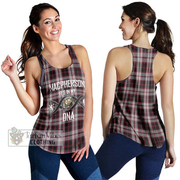 MacPherson (McPherson) Tartan Women's Racerback Tanks with Family Crest DNA In Me Style