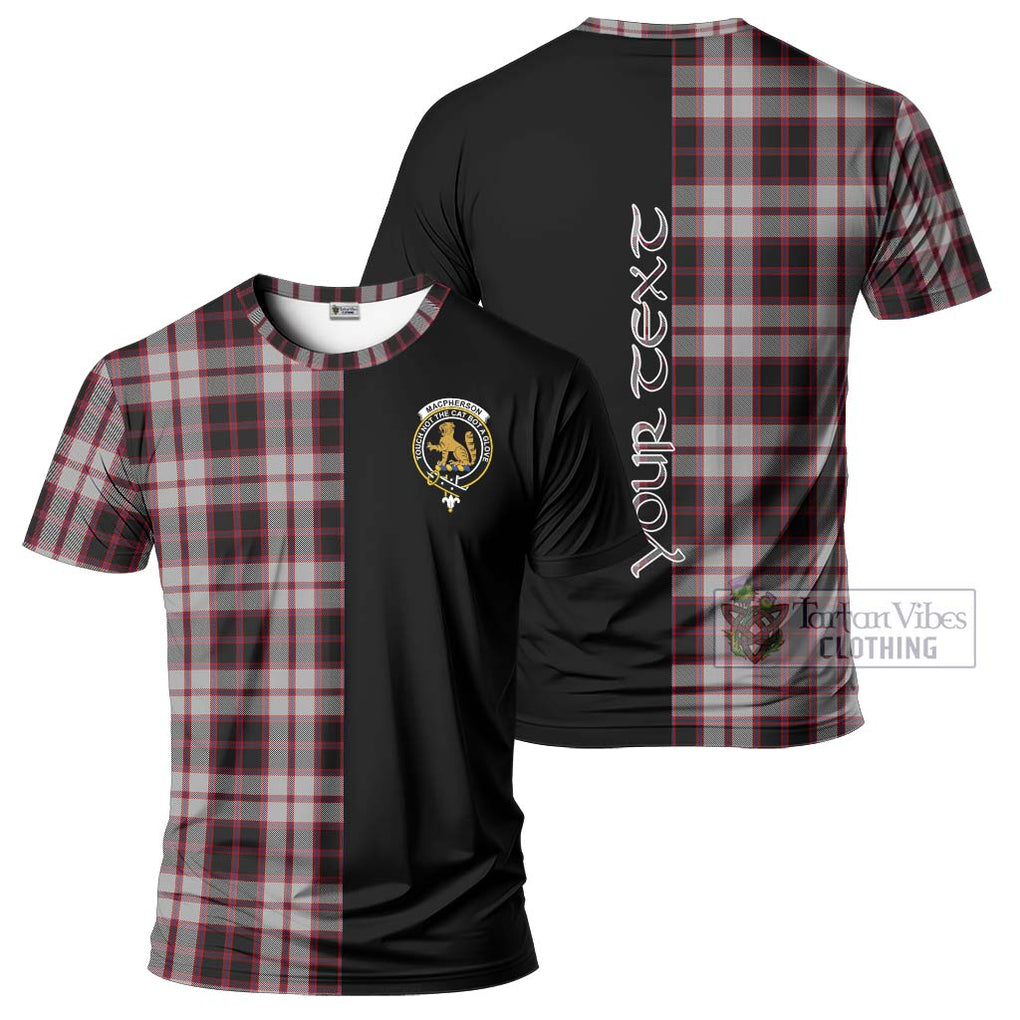 MacPherson (McPherson) Tartan T-Shirt with Family Crest and Half Of Me Style Kid's Shirt - Tartanvibesclothing Shop