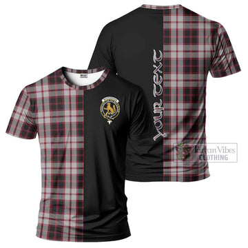 MacPherson (McPherson) Tartan T-Shirt with Family Crest and Half Of Me Style