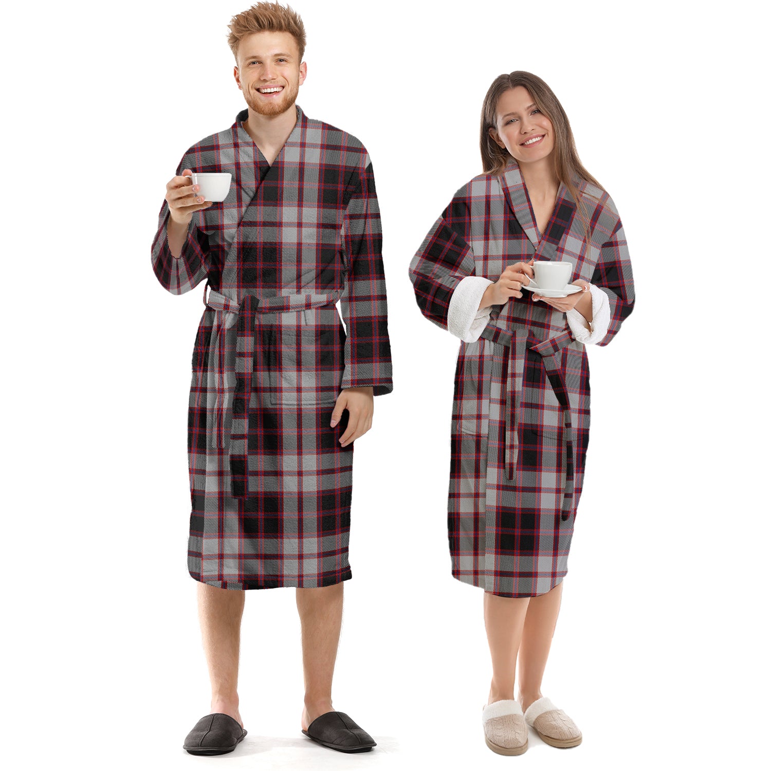 MacPherson (McPherson) Tartan Bathrobe Unisex S - Tartan Vibes Clothing