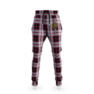 MacPherson (McPherson) Tartan Joggers Pants with Family Crest