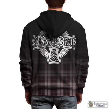 MacPherson (McPherson) Tartan Hoodie Featuring Alba Gu Brath Family Crest Celtic Inspired