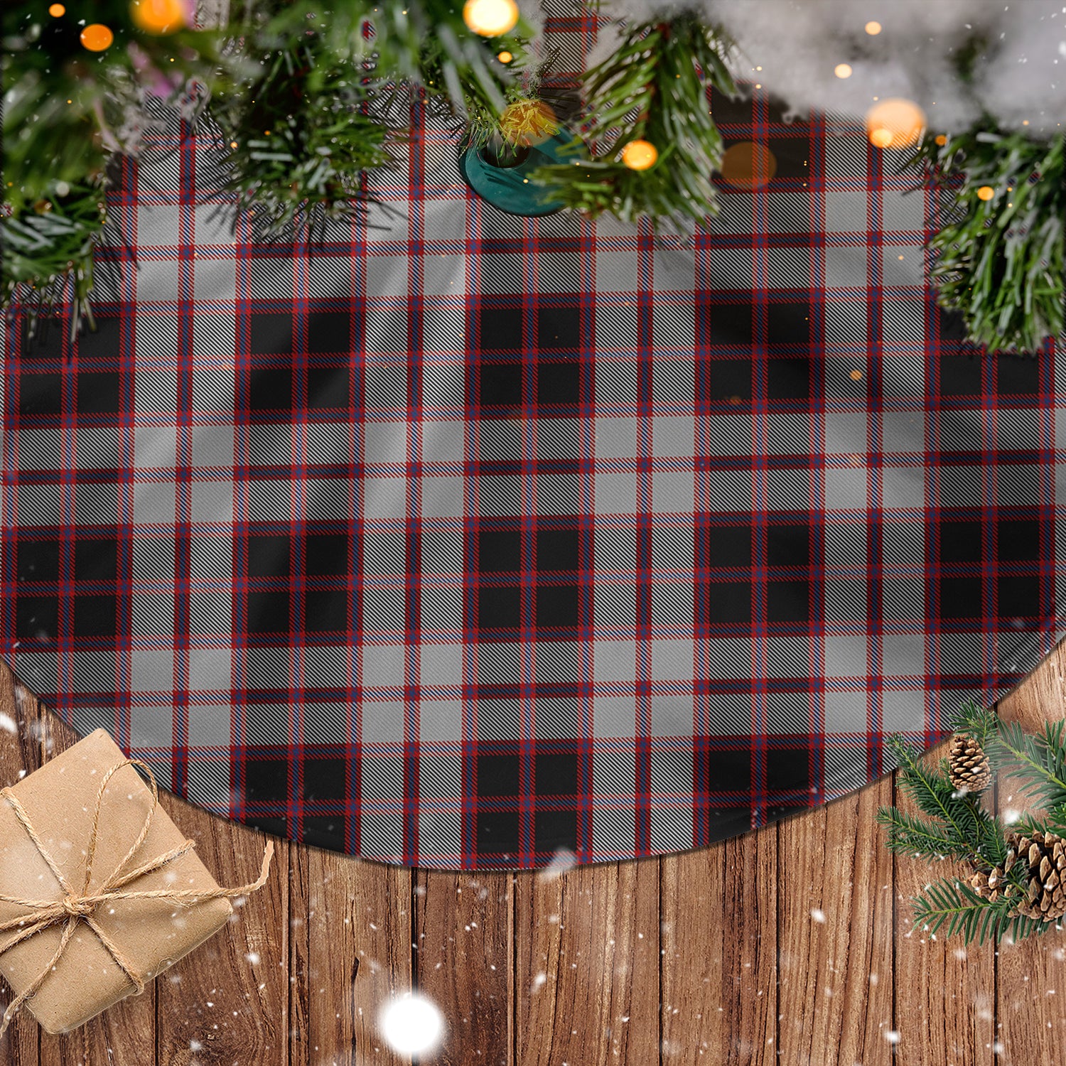 MacPherson Tartan Christmas Tree Skirt - Tartanvibesclothing