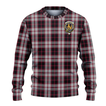 MacPherson (McPherson) Tartan Ugly Sweater with Family Crest