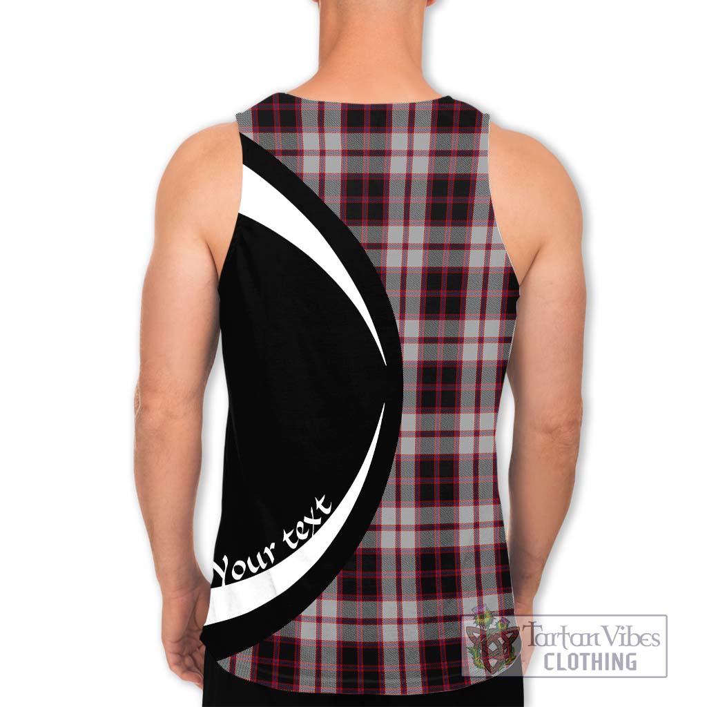 MacPherson (McPherson) Tartan Men's Tank Top with Family Crest Circle Style - Tartan Vibes Clothing