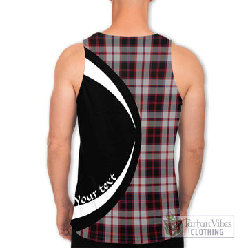 MacPherson (McPherson) Tartan Men's Tank Top with Family Crest Circle Style