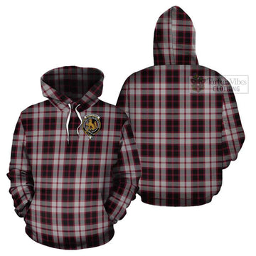 MacPherson (McPherson) Tartan Cotton Hoodie with Family Crest