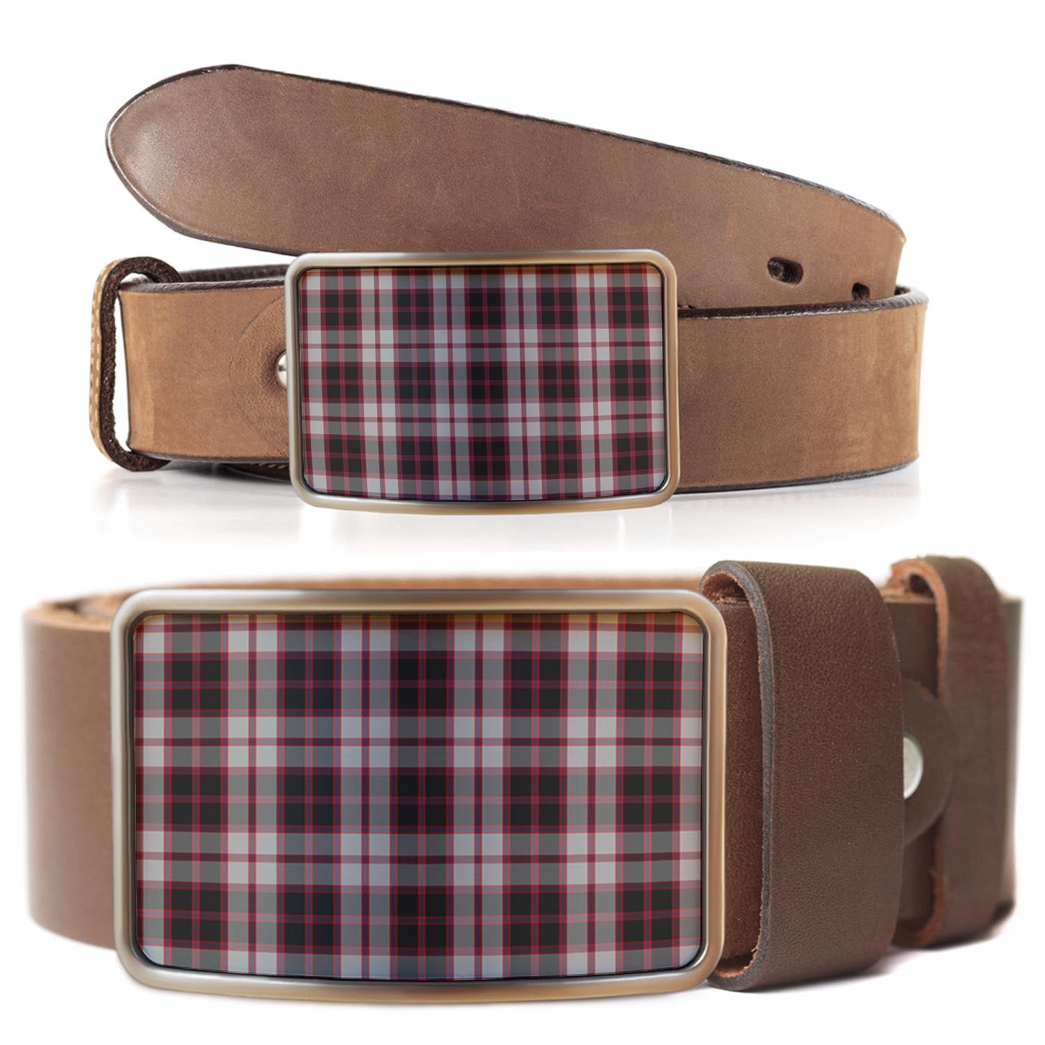 MacPherson Tartan Belt Buckles - Tartanvibesclothing