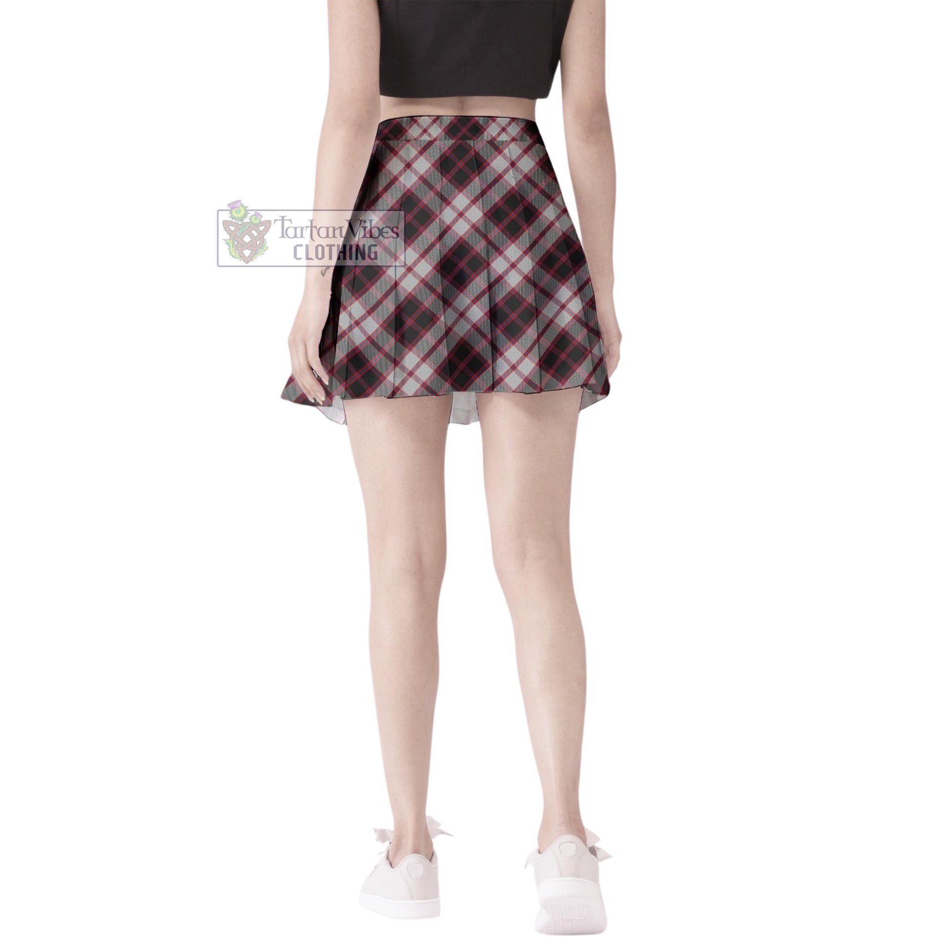 Tartan Vibes Clothing MacPherson Tartan Women's Plated Mini Skirt