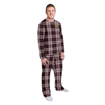 MacPherson (McPherson) Tartan Pajamas Family Set with Family Crest