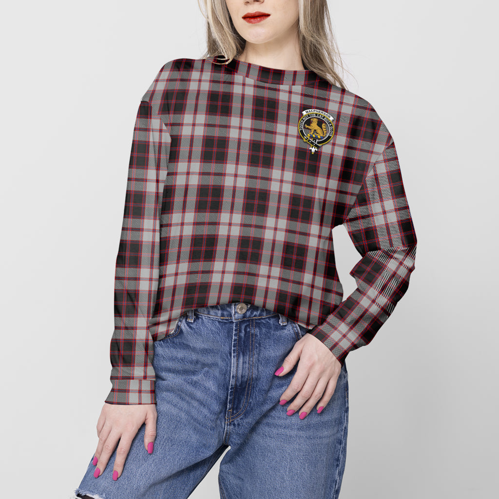 MacPherson (McPherson) Tartan Sweatshirt with Family Crest - Tartan Vibes Clothing