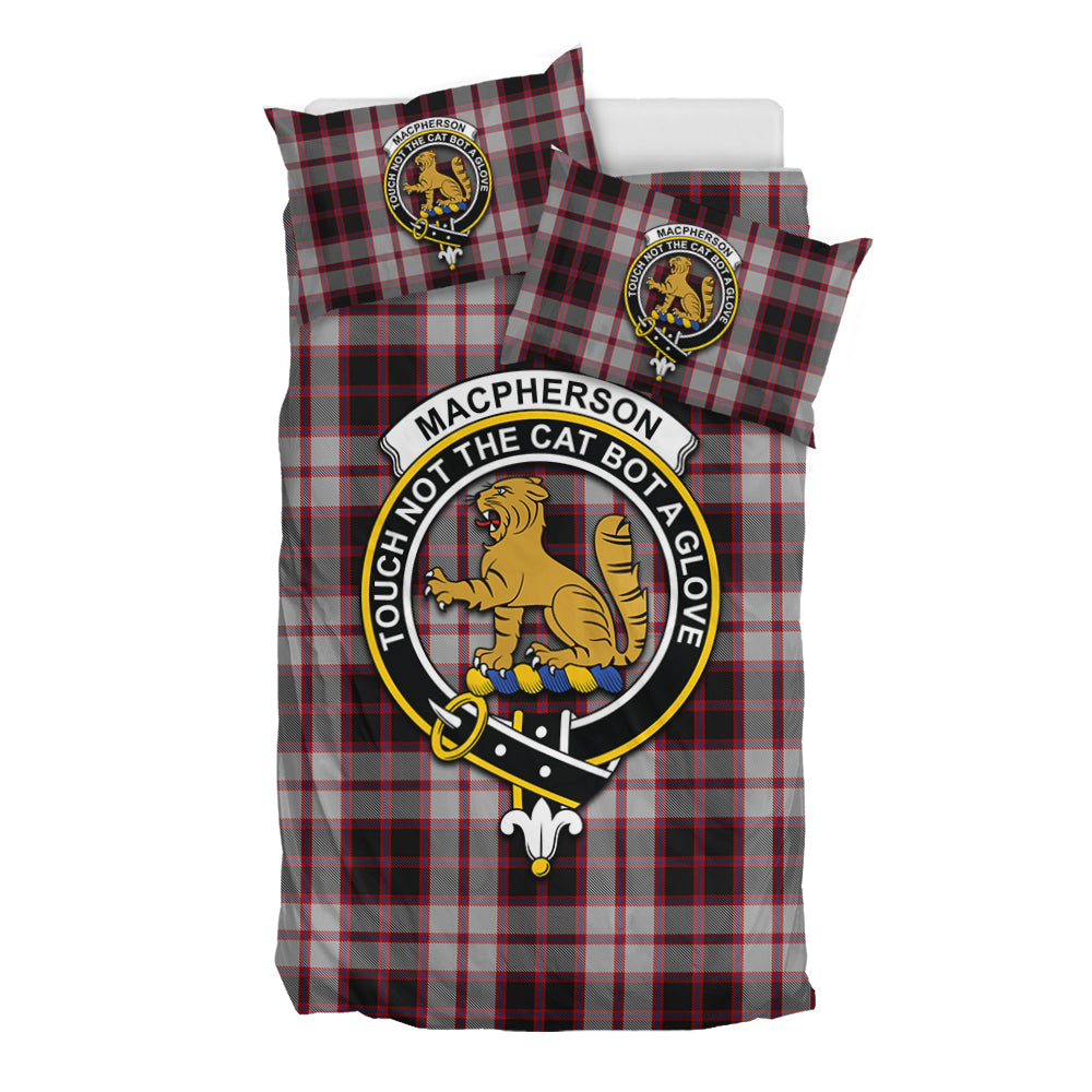 MacPherson (McPherson) Tartan Bedding Set with Family Crest - Tartan Vibes Clothing