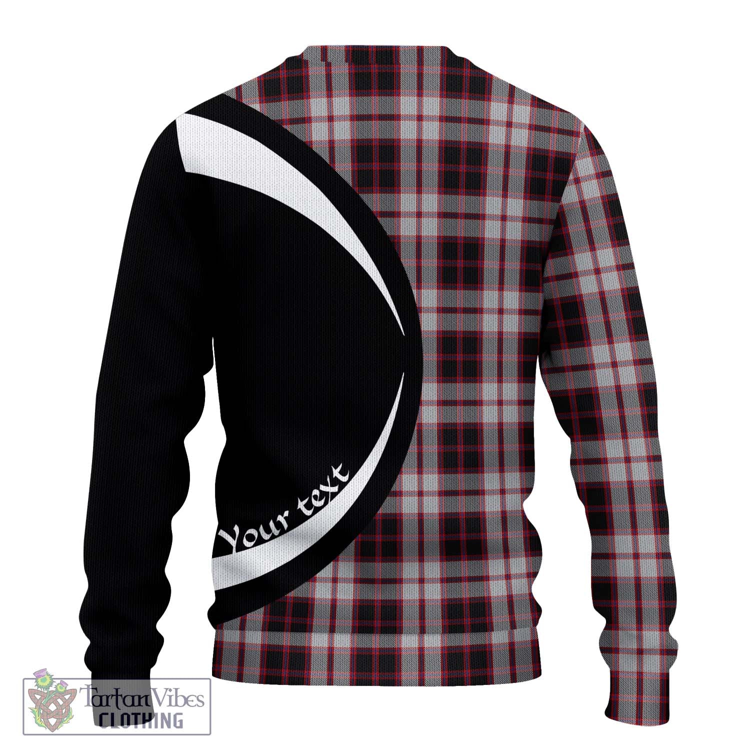 MacPherson (McPherson) Tartan Knitted Sweater with Family Crest Circle Style - Tartan Vibes Clothing