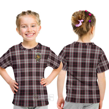 MacPherson (McPherson) Tartan Kid T-Shirt with Family Crest