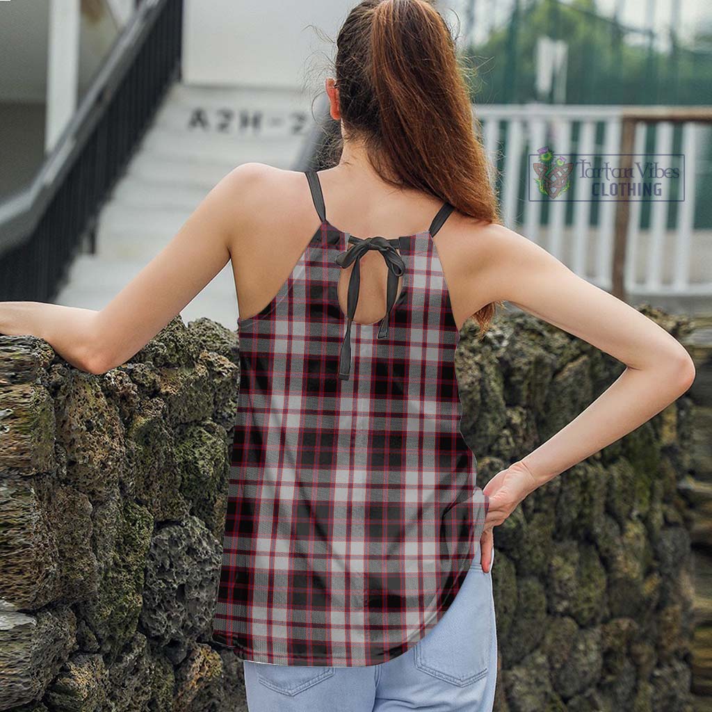 Tartan Vibes Clothing MacPherson Tartan Loose Halter Neck Camisole