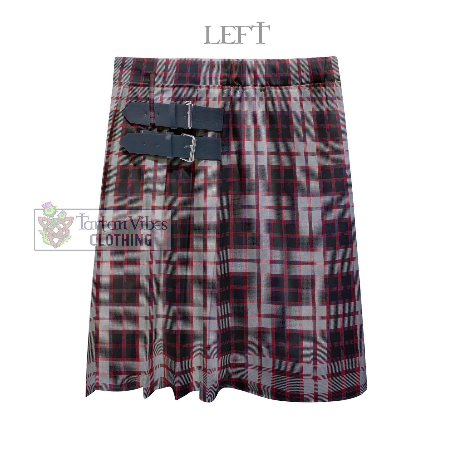 Tartan Vibes Clothing MacPherson Tartan Men's Pleated Skirt - Fashion Casual Retro Scottish Style