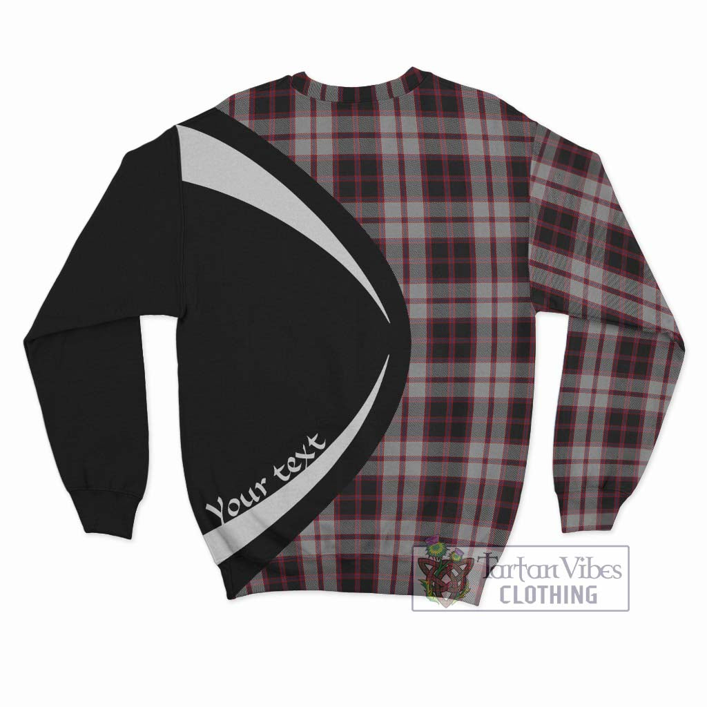 MacPherson (McPherson) Tartan Sweatshirt with Family Crest Circle Style - Tartan Vibes Clothing