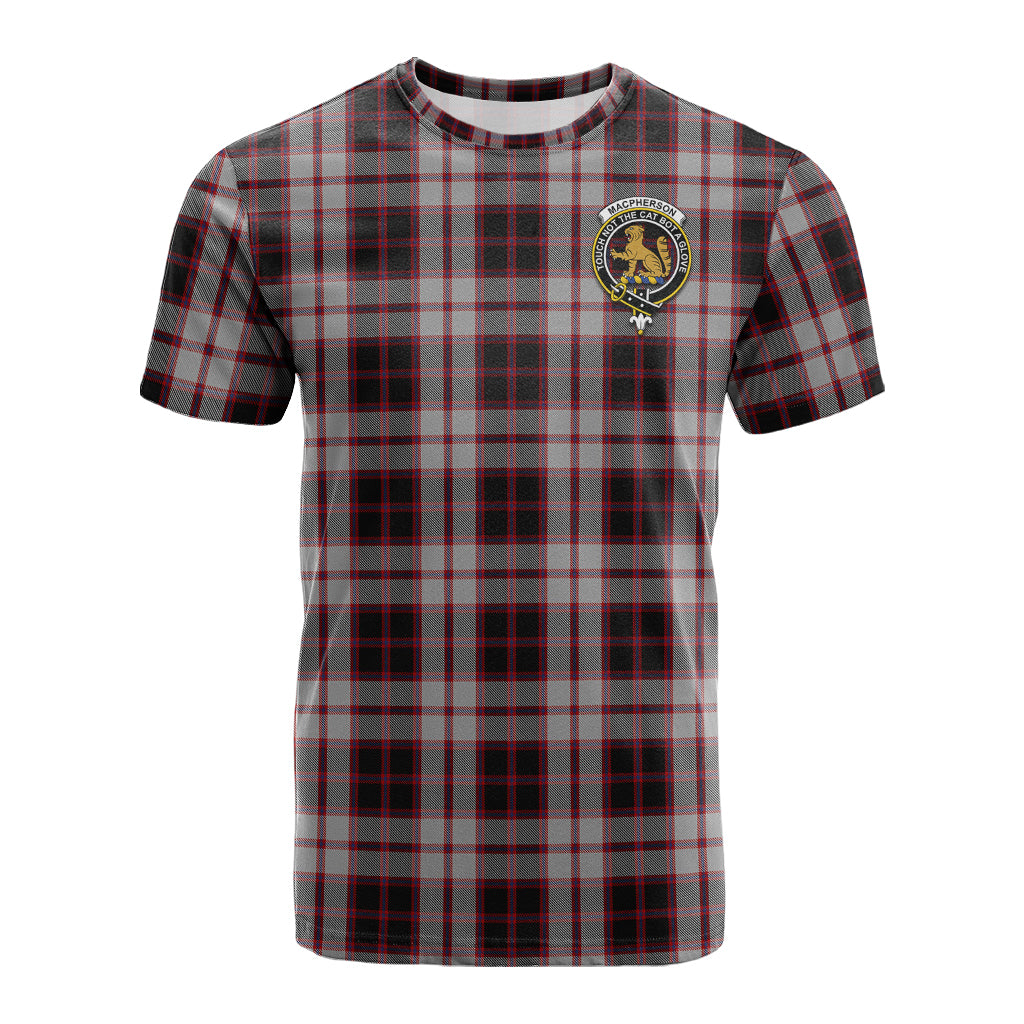 MacPherson (McPherson) Tartan T-Shirt with Family Crest - Tartan Vibes Clothing