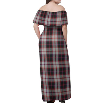 MacPherson (McPherson) Tartan Off Shoulder Long Dress