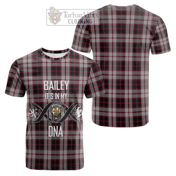 MacPherson (McPherson) Tartan Cotton T-shirt with Family Crest DNA In Me Style