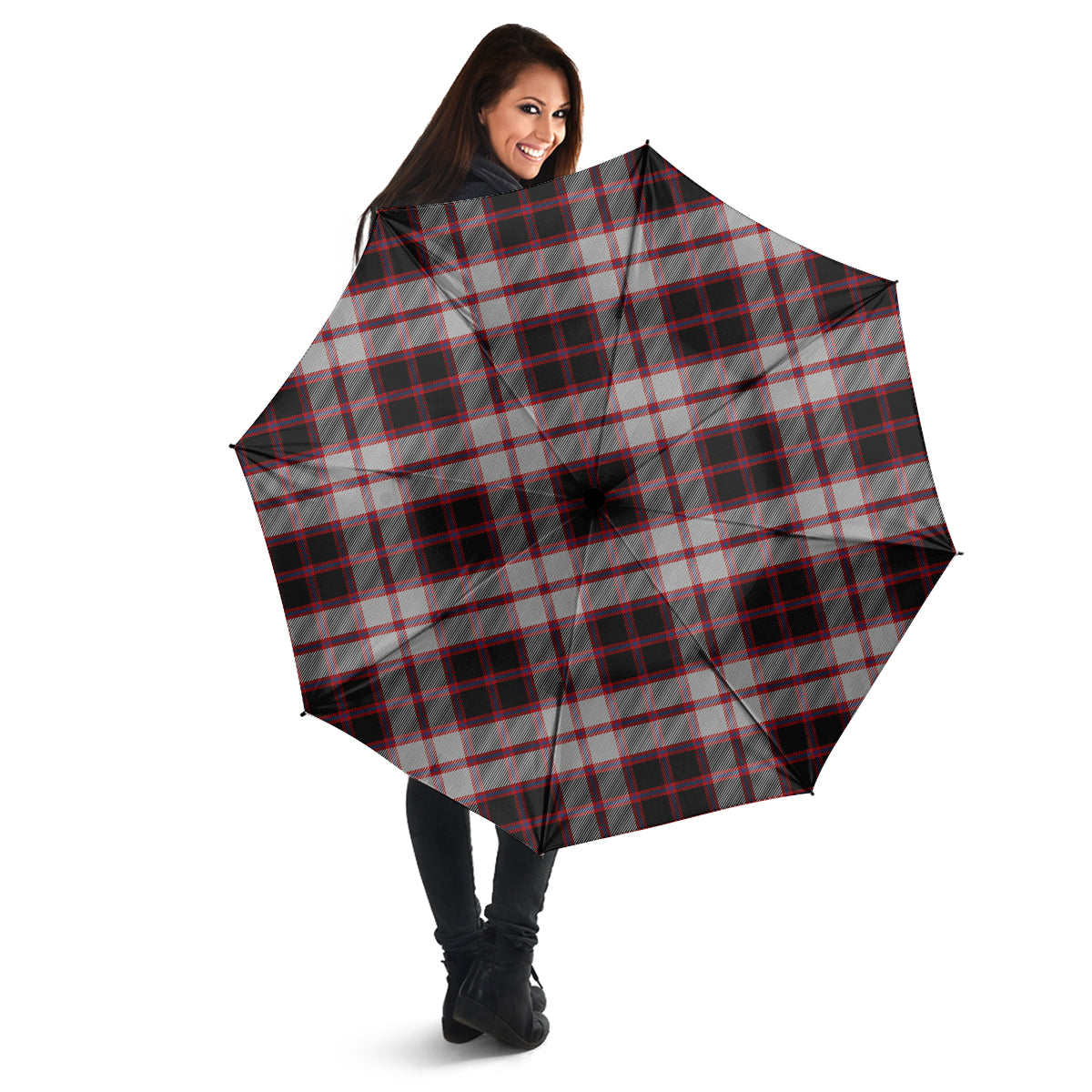 MacPherson Tartan Umbrella - Tartanvibesclothing