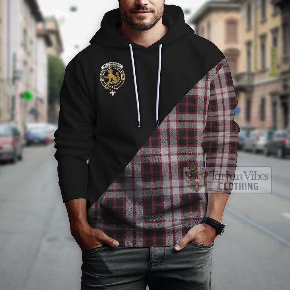 MacPherson (McPherson) Tartan Hoodie with Family Crest and Military Logo Style - Tartanvibesclothing Shop