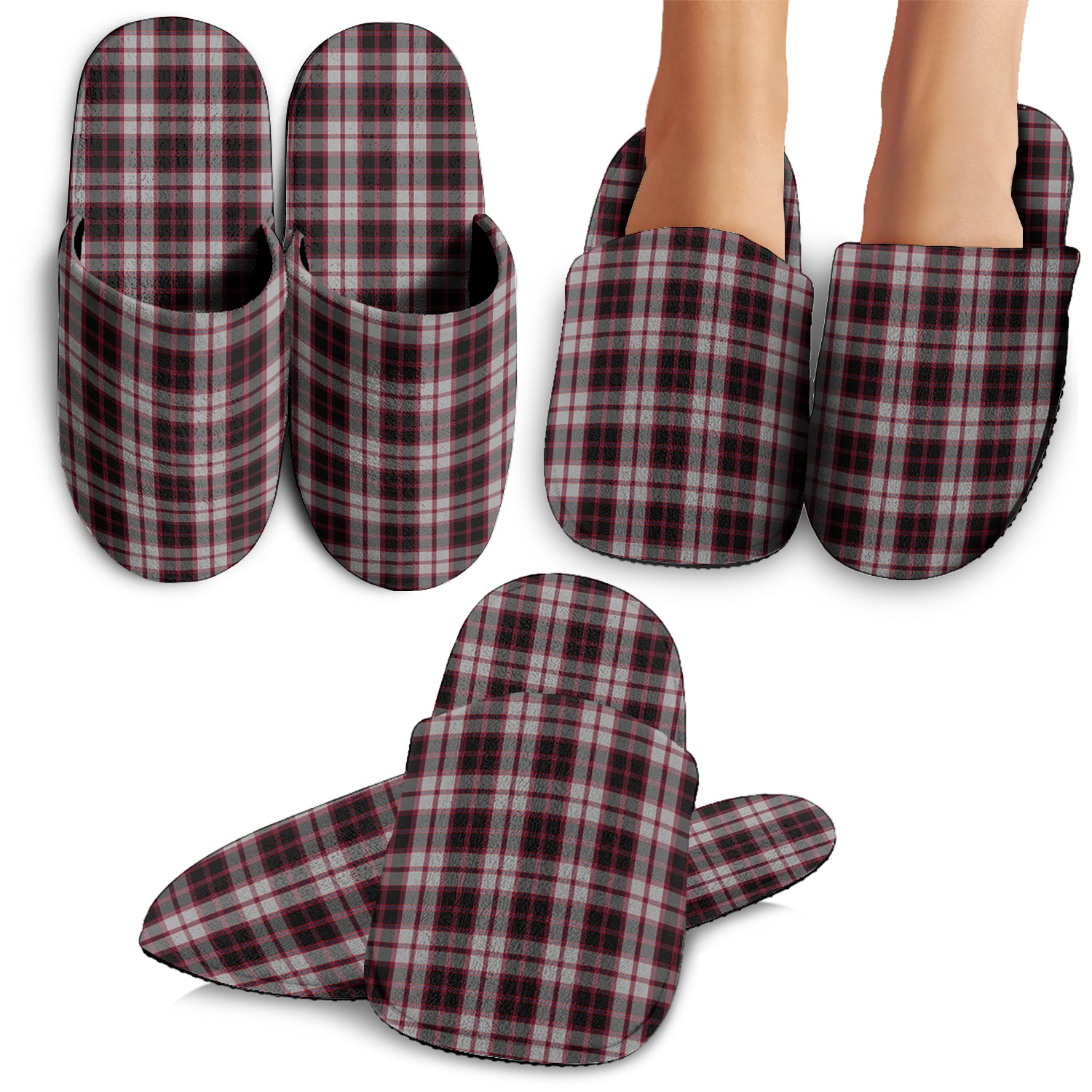 MacPherson Tartan Home Slippers - Tartanvibesclothing