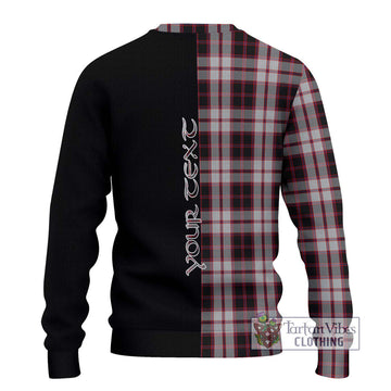 MacPherson (McPherson) Tartan Ugly Sweater with Family Crest and Half Of Me Style