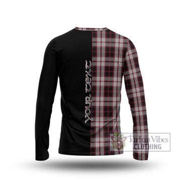 MacPherson (McPherson) Tartan Long Sleeve T-Shirt with Family Crest and Half Of Me Style - Tartan Vibes Clothing