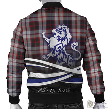 MacPherson (McPherson) Tartan Bomber Jacket with Alba Gu Brath Regal Lion Emblem