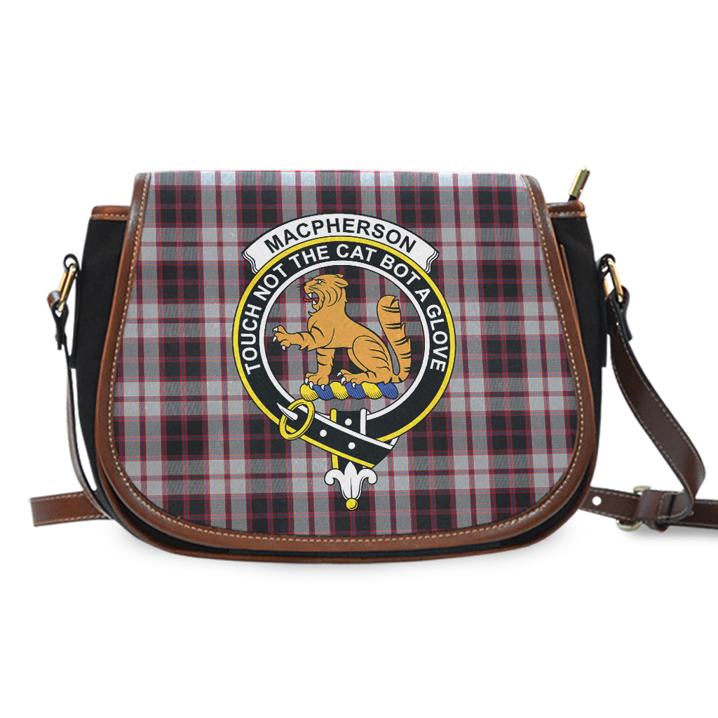 MacPherson (McPherson) Tartan Saddle Bag with Family Crest - Tartan Vibes Clothing