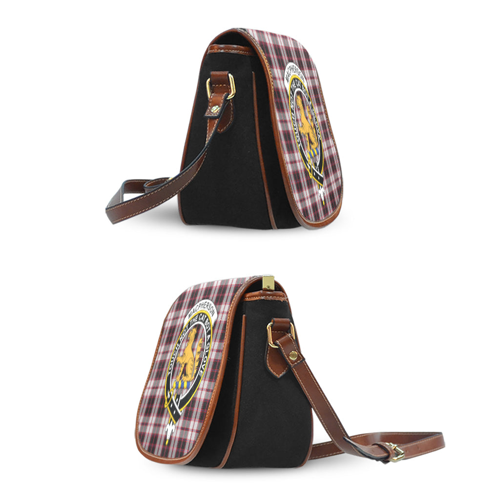 MacPherson (McPherson) Tartan Saddle Bag with Family Crest - Tartan Vibes Clothing